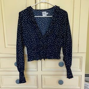 Princess Polly Polka Dot Blouse
